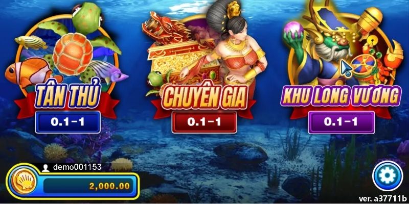 Tất cả các loại vũ khí có trong game bắn cá thần rồng