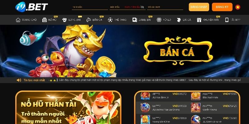 Cách truy cập I9BET chơi bắn cá thần rồng