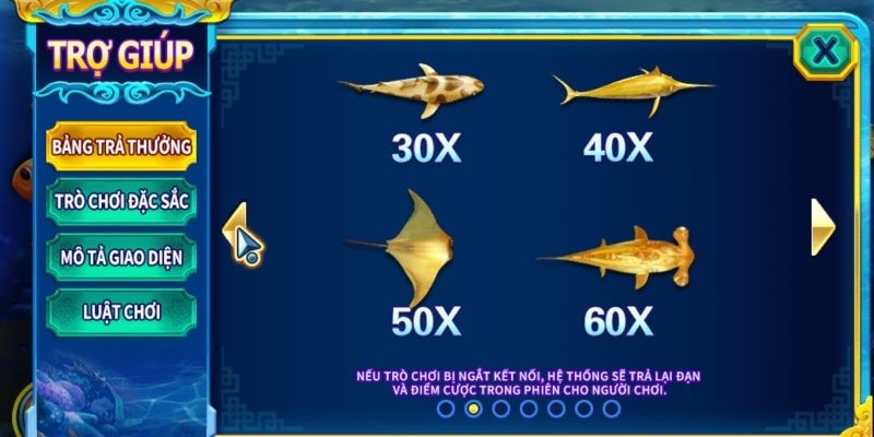 Hệ số thưởng của game bắn cá thần rồng